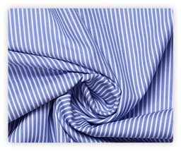 Blue Striped Fabric